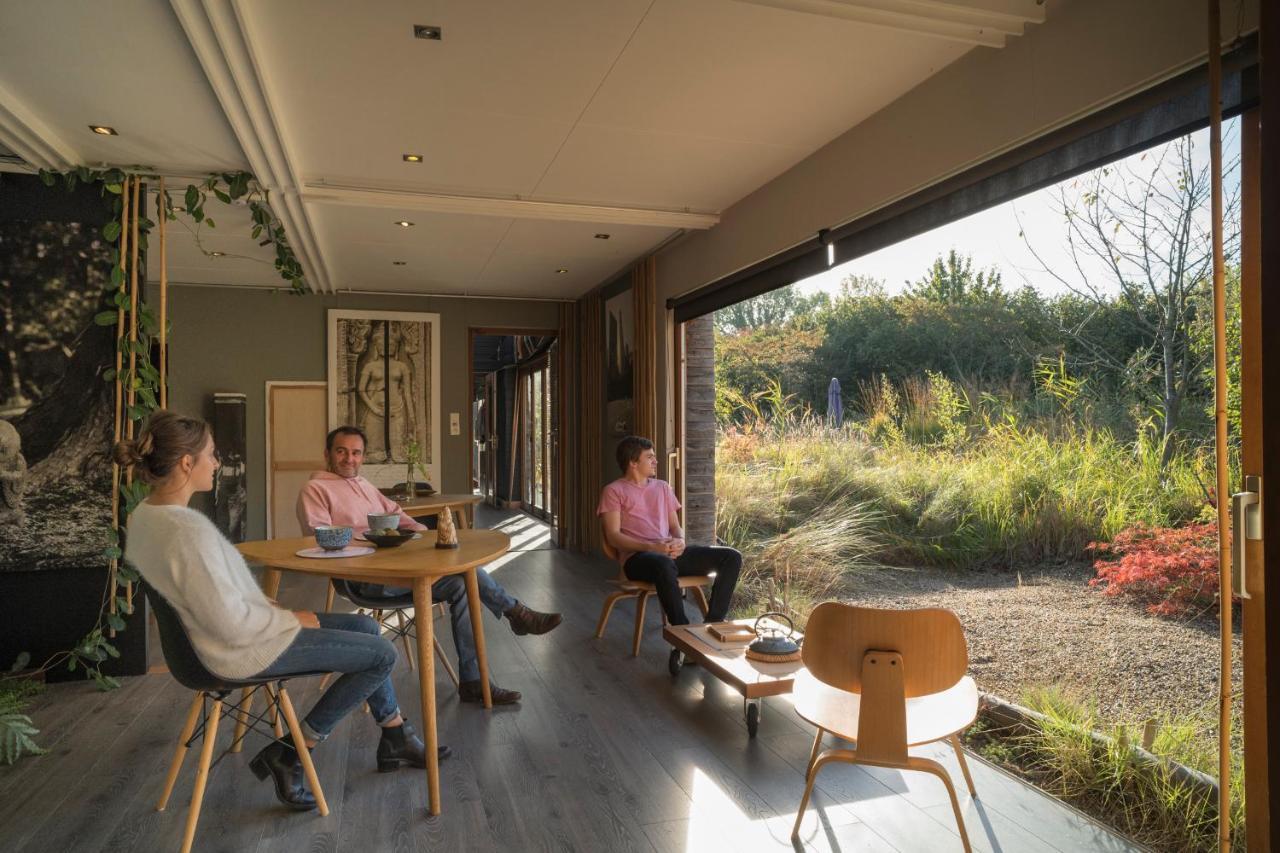 Ecolodge Le Bruit De L'Eau Saint-Quentin-en-Tourmont Exteriör bild